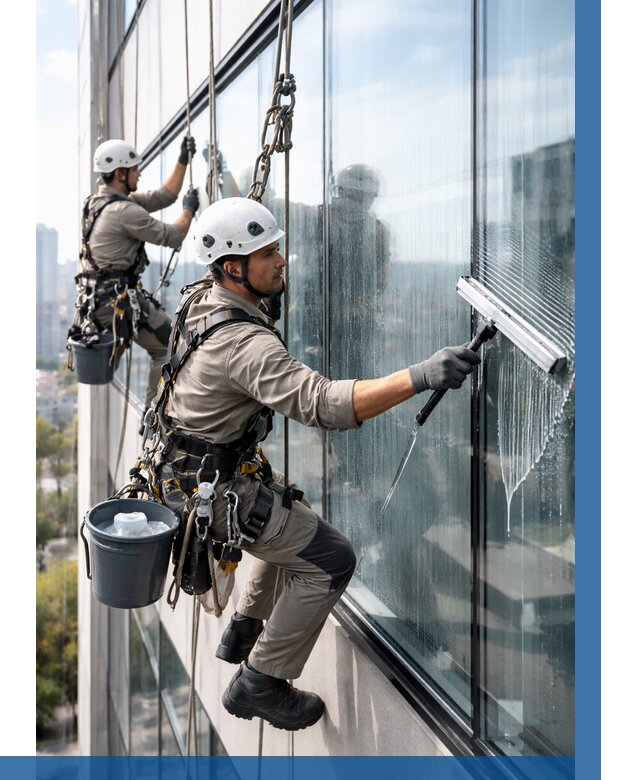 Мойка окон альпинистами в Саранске от 4741 р. | ВЫСОТНИК-Срн