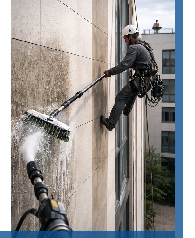 Мойка фасада из керамогранита в Саранске от 316 р. | ВЫСОТНИК-Срн