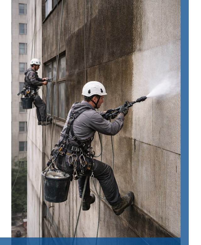 Очистка фасада от копоти в Саранске от 263 р. | ВЫСОТНИК-Срн