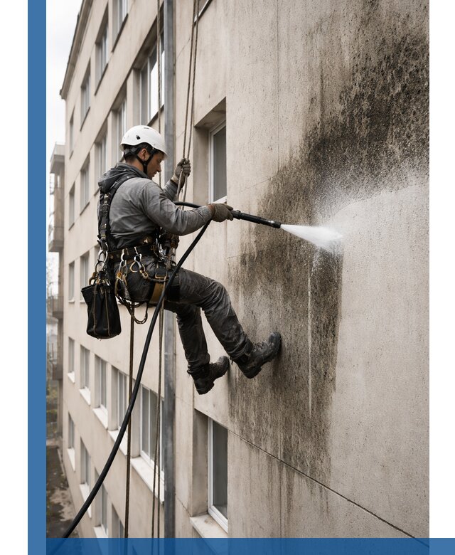 Профессиональная очистка фасадов от плесени в Саранске