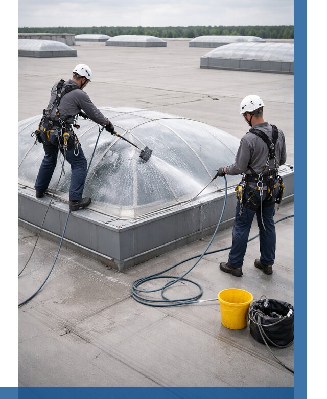 Мойка зенитных фонарей в Саранске, заказать от 4741 р. | ВЫСОТНИК-Срн