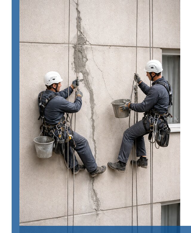 Заделка трещин на фасаде в Саранске с гарантийным ремонтом