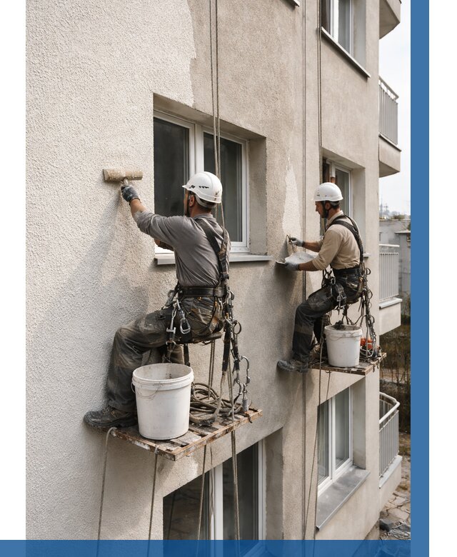 Нанесение короеда на фасад в Саранске от 474 р. | ВЫСОТНИК-Срн