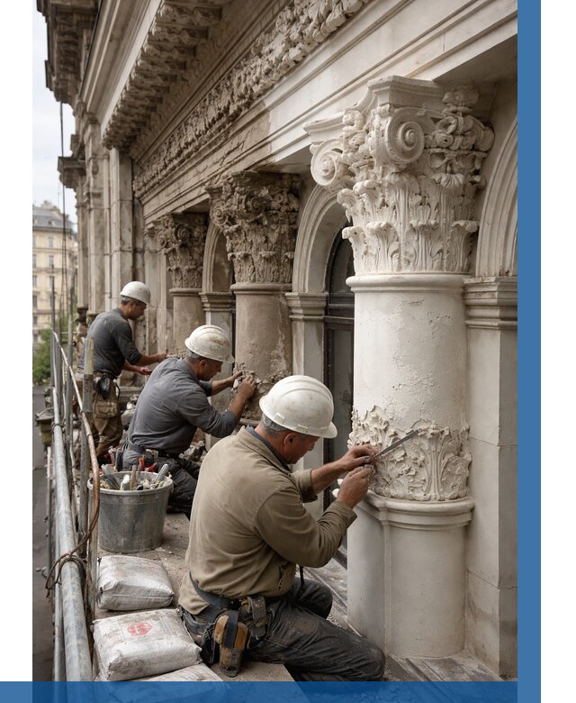 Реставрация фасадной лепнины в Саранске от 2634 р. | ВЫСОТНИК-Срн