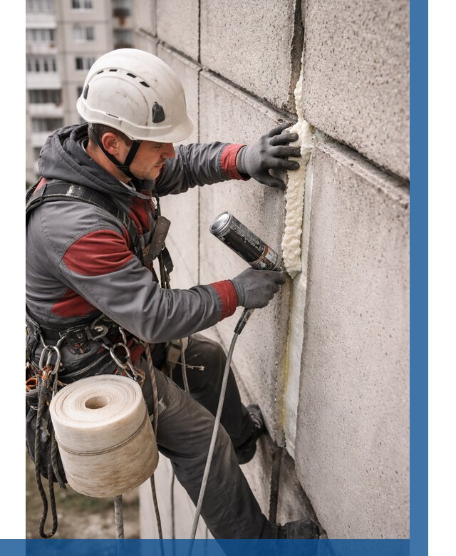 Утепление межпанельных швов в Саранске от 738 р. | ВЫСОТНИК-Срн