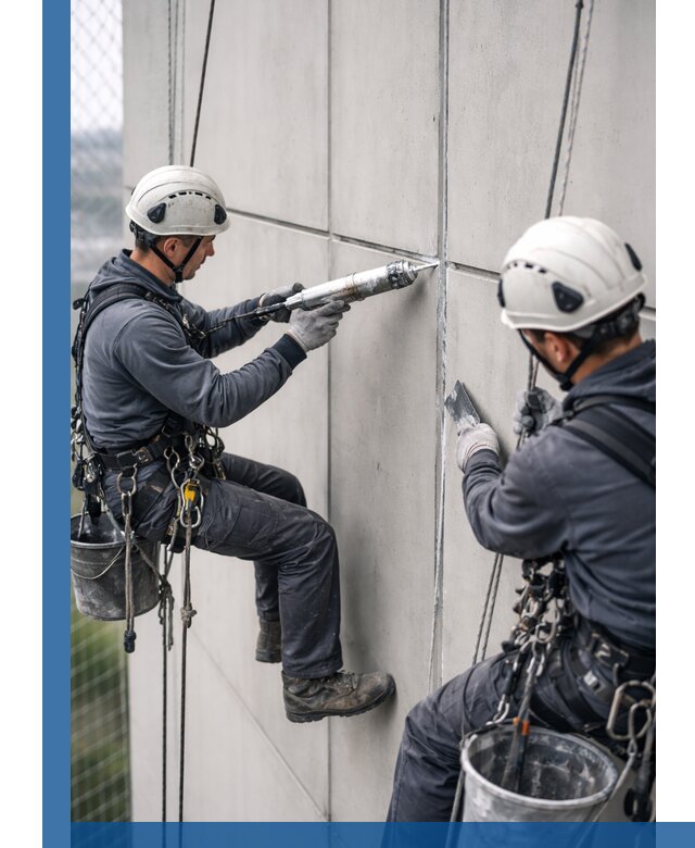 Первичная герметизация швов фасадов и кровель в Саранске