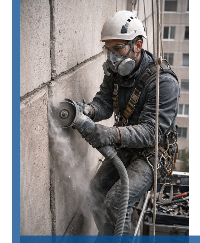 Штробление межпанельных швов в Саранске качественно и быстро