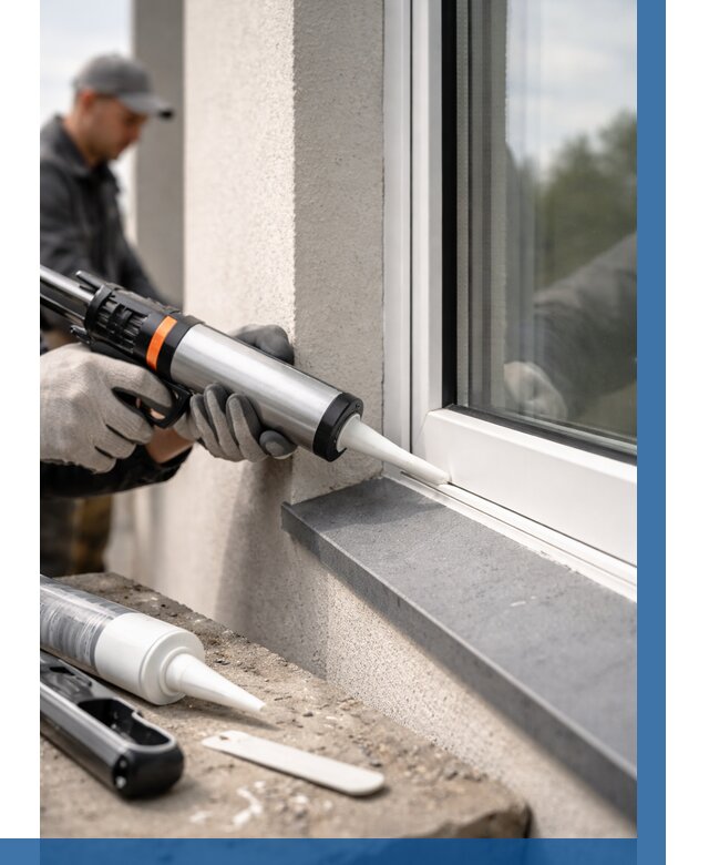 Герметизация монтажных швов окон в Саранске от 685 р. | ВЫСОТНИК-Срн