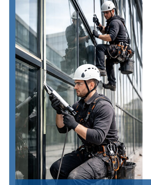 Герметизация витражных швов в Саранске для зданий и фасадов