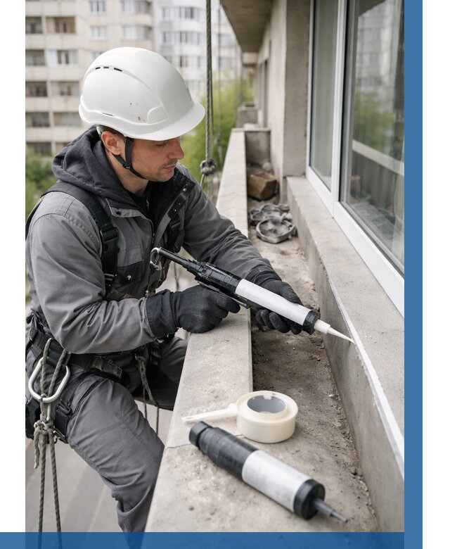 Герметизация швов лоджии в Саранске от 4741 р. | ВЫСОТНИК-Срн