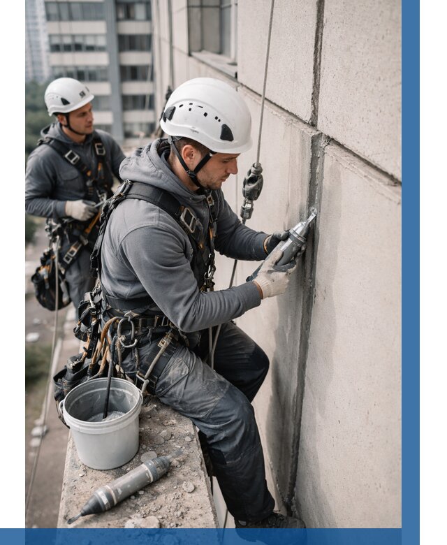 Ремонт деформационных швов здания в Саранске от 1054 р. | ВЫСОТНИК-Срн