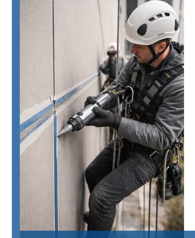 Герметизация стыков фасадных панелей в Саранске качественно и быстро