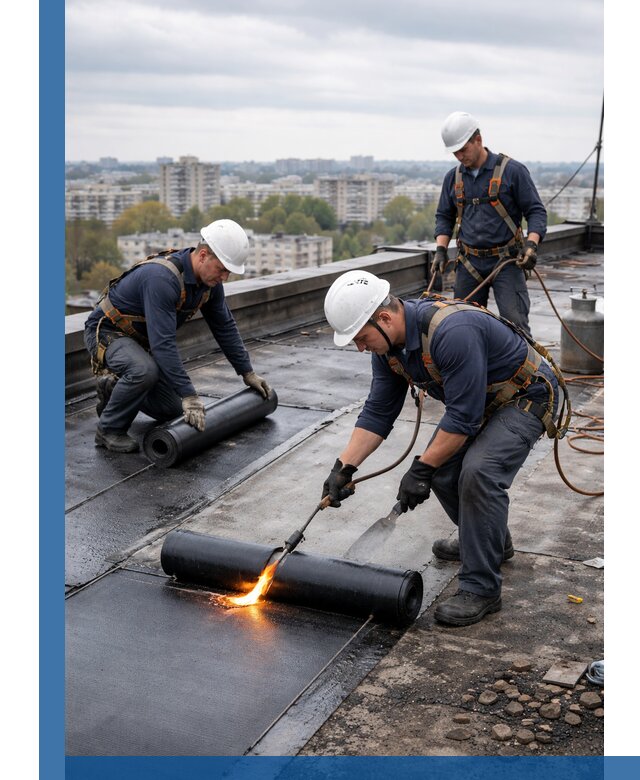 Ремонт наплавляемой кровли в Саранске качественно и надежно