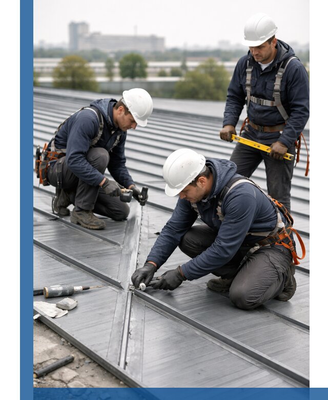 Ремонт фальцевой кровли в Саранске срочно и качественно