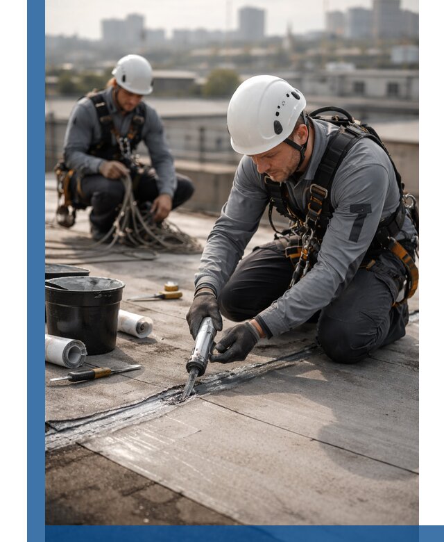 Аварийное и капитальное устранение протечек кровли в Саранске