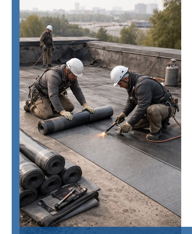 Монтаж мягкой кровли в Саранске профессионально и надежно