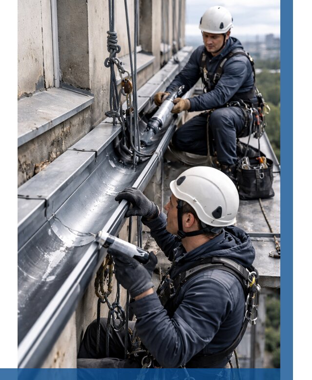 Ремонт водосточных желобов в Саранске от 6848 р. | ВЫСОТНИК-Срн