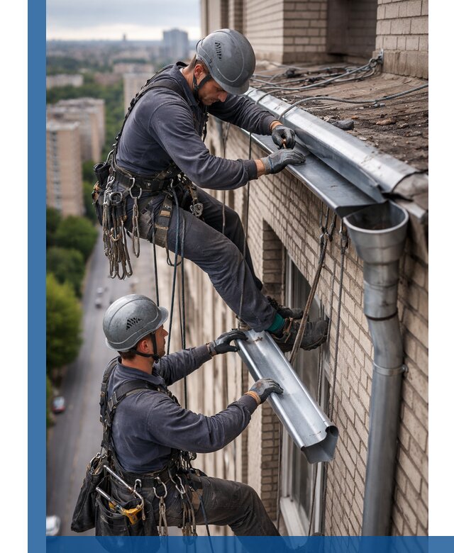 Ремонт водосточных желобов в Саранске, быстро и качественно