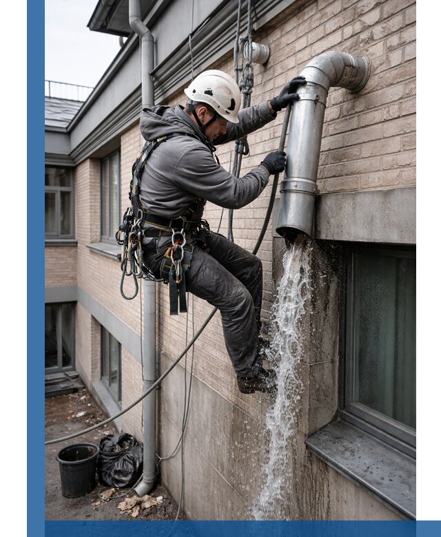 Профессиональная прочистка водосточных труб в Саранске с гарантией