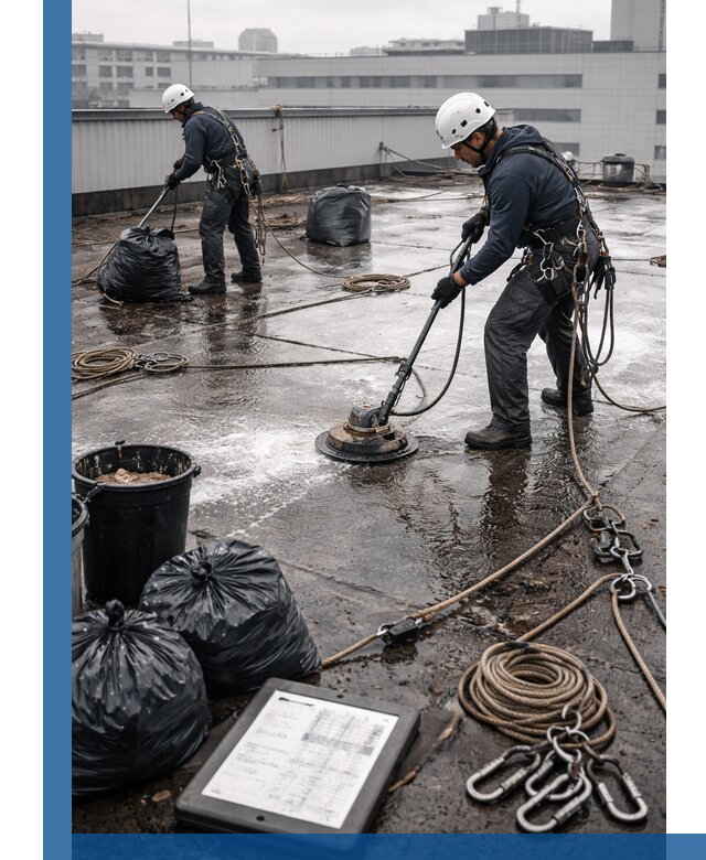 Плановая очистка кровли по графику в Саранске для безопасности