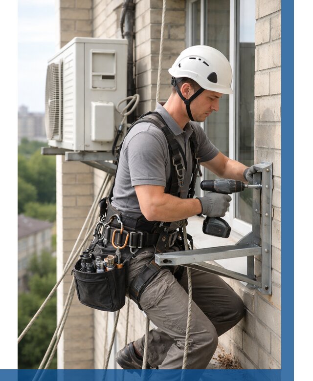 Установка кронштейнов кондиционера в Саранске от 3688 р. | ВЫСОТНИК-Срн