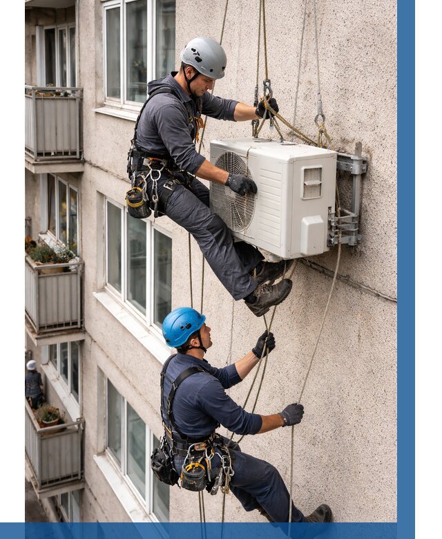 Перенос внешнего блока кондиционера в Саранске от 9482 р.| ВЫСОТНИК-Срн