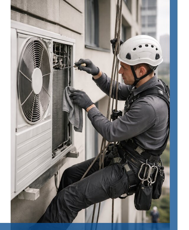 Обслуживание внешнего блока кондиционера в Саранске от 2845 р.ВЫСОТНИК-Срн