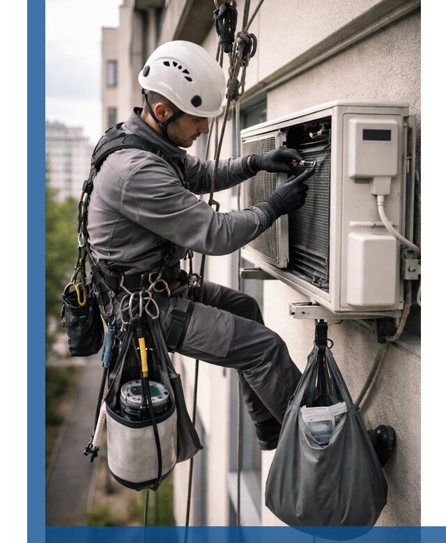 Обслуживание внешнего блока кондиционера в Саранске профессионально