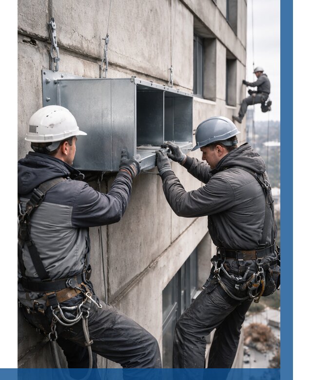 Монтаж вентиляционных коробов в Саранске от 3161 р. | ВЫСОТНИК-Срн