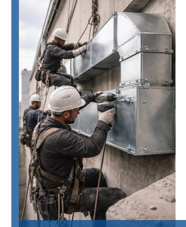 Профессиональный монтаж вентиляционных коробов в Саранске под ключ