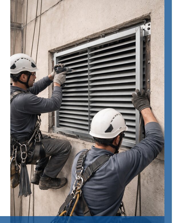 Монтаж вентиляционных решеток в Саранске от 4741 р. | ВЫСОТНИК-Срн