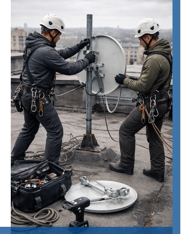 Демонтаж антенн на крыше в Саранске от 4741 р. | ВЫСОТНИК-Срн