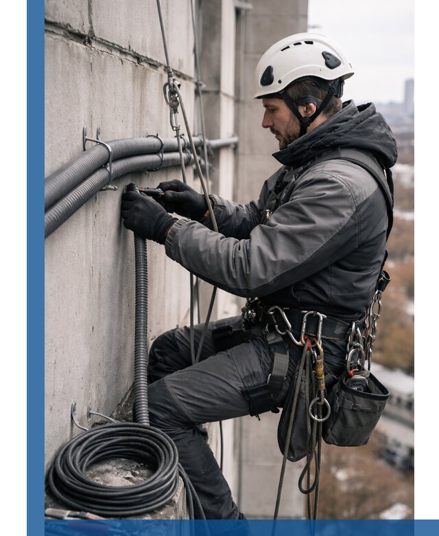 Профессиональный монтаж гофры для кабеля в Саранске с гарантией