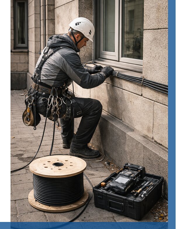 Прокладка оптоволоконного кабеля в Саранске от 843 р. | ВЫСОТНИК-Срн