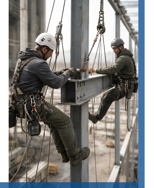 Монтаж металлоконструкций на высоте в Саранске от 3688 р. | ВЫСОТНИК-Срн