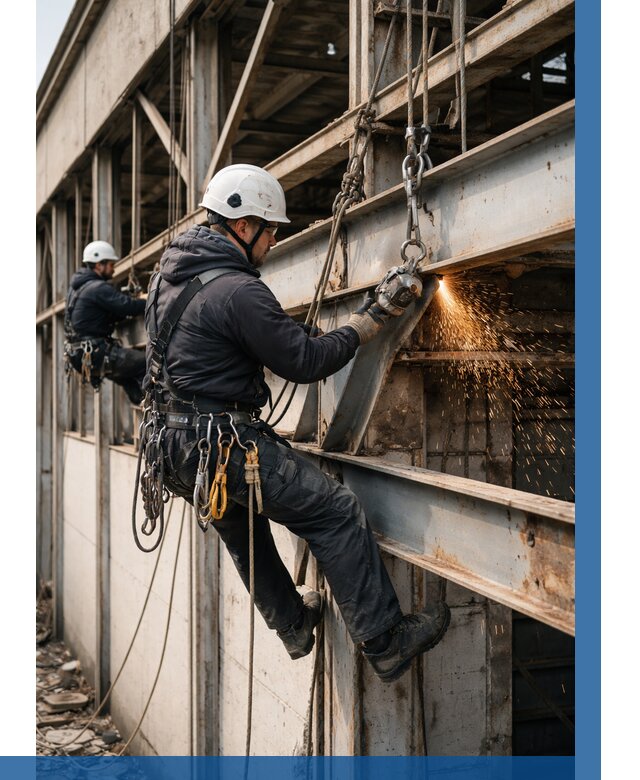 Демонтаж металлоконструкций на высоте в Саранске от 6848р. |ВЫСОТНИК-Срн