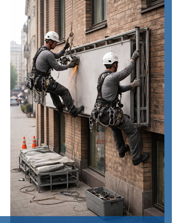 Демонтаж рекламной вывески в Саранске от 6848 р. | ВЫСОТНИК-Срн