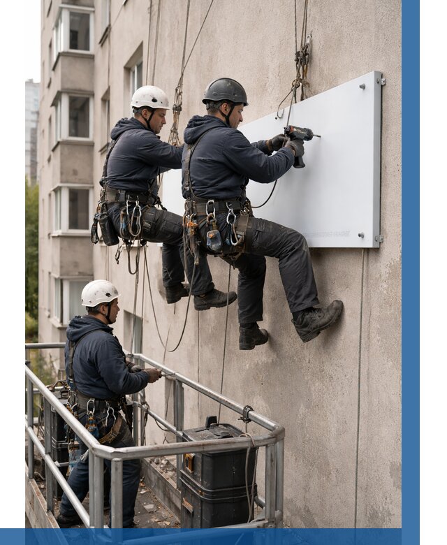 Монтаж табличек и указателей в Саранске от 3688 р. | ВЫСОТНИК-Срн