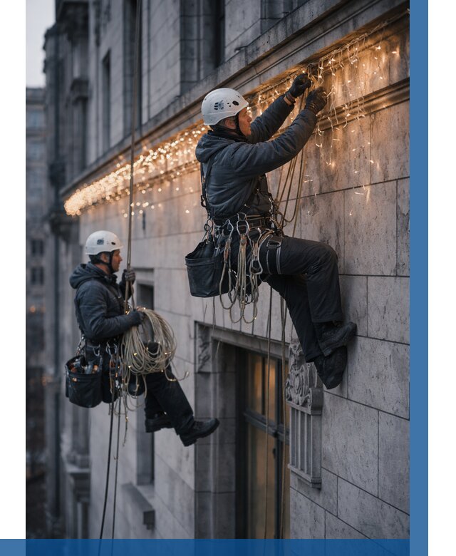 Монтаж новогодней иллюминации в Саранске от 8956 р. | ВЫСОТНИК-Срн