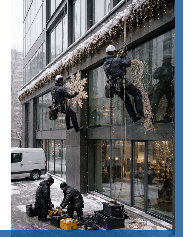 Демонтаж новогоднего оформления в Саранске от 5795 р. | ВЫСОТНИК-Срн