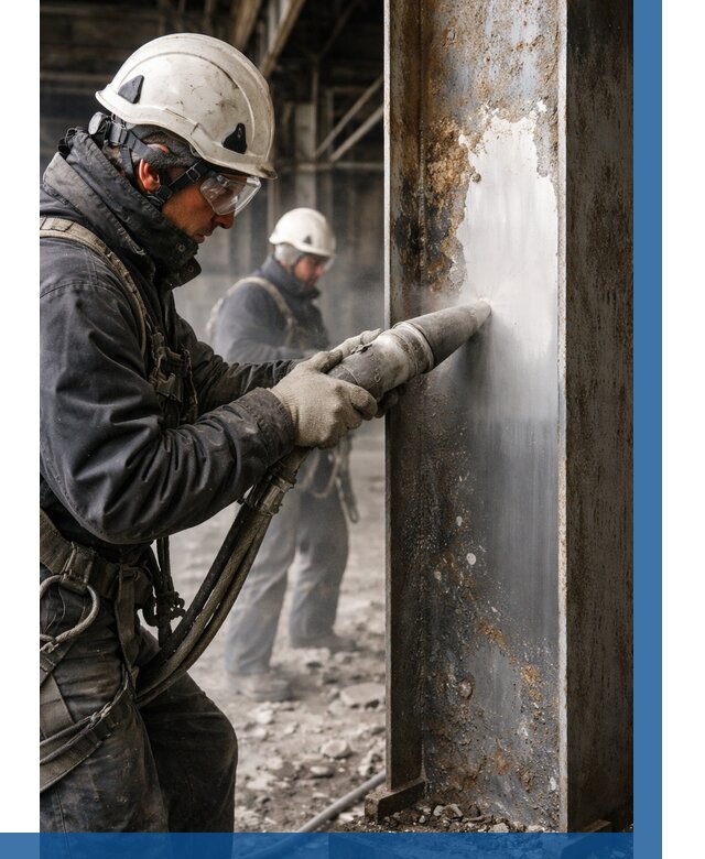 Удаление старой краски с металла в Саранске от 474 р. | ВЫСОТНИК-Срн