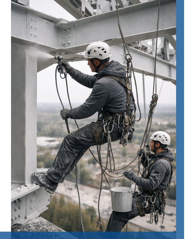 Покраска металлоконструкций на высоте в Саранске 369 р |ВЫСОТНИК-Срн
