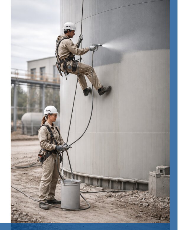 Покраска резервуаров в Саранске от 1264 р. | ВЫСОТНИК-Срн — заказать