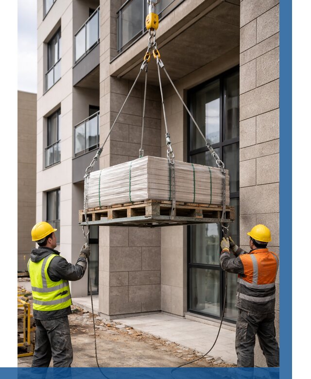 Подъем керамогранита на этаж в Саранске от 3688 р. | ВЫСОТНИК-Срн