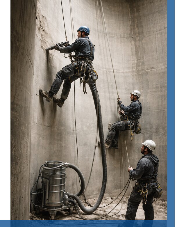 Зачистка силосов в Саранске от 4741 р. Договор и смета ВЫСОТНИК-Срн