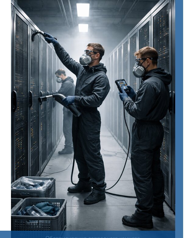 Обеспыливание серверной комнаты в Саранске от 4741 р. | ВЫСОТНИК-Срн