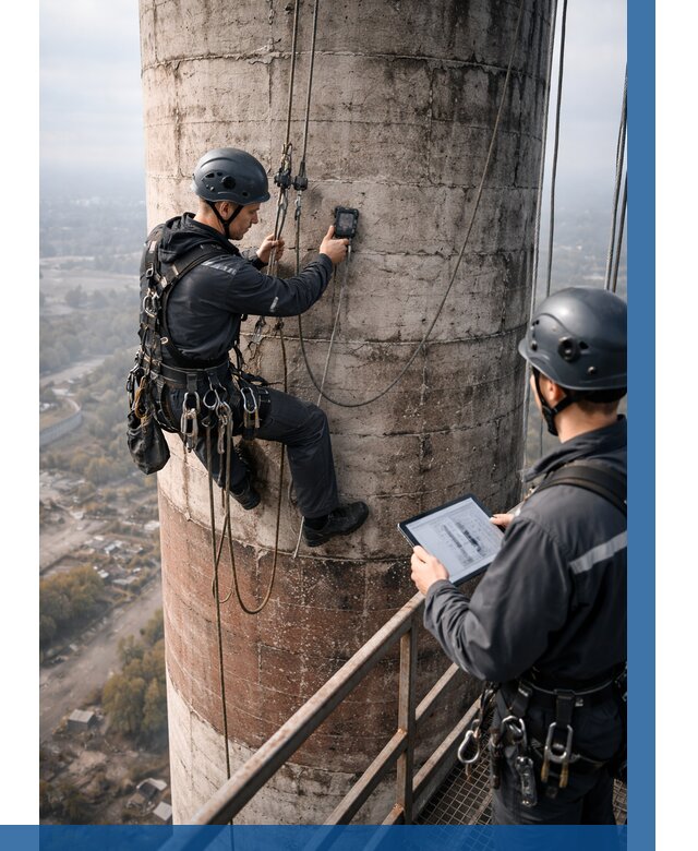 Обследование дымовой трубы в Саранске от 8429 р. | ВЫСОТНИК-Срн