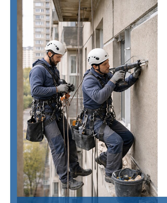 Промышленные альпинисты высотные работы и монтаж в Саранске